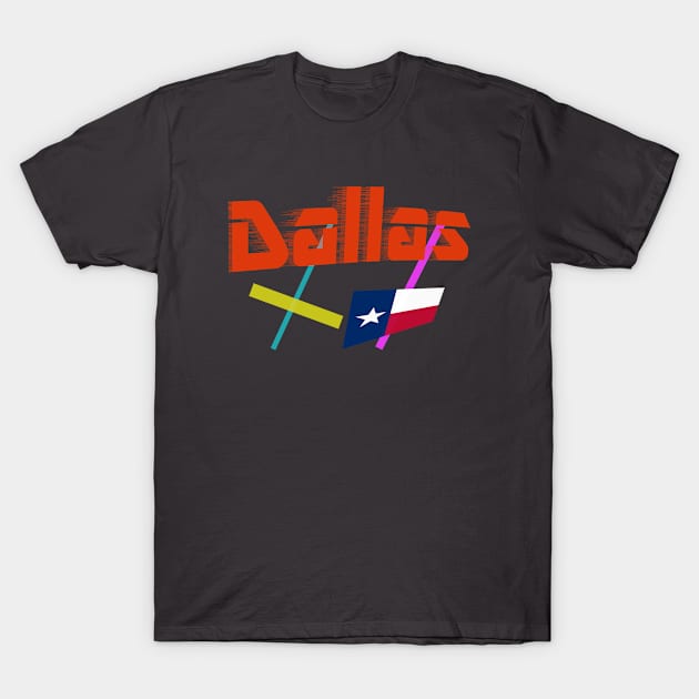 Dallas Texas T-Shirt by Lobo Del Noir